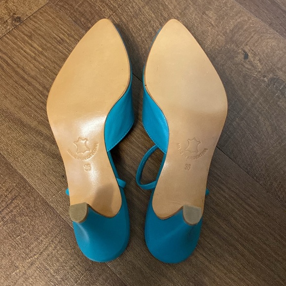 Martiniano Party Sandal in Turquoise, 36 - Picture 5 of 6